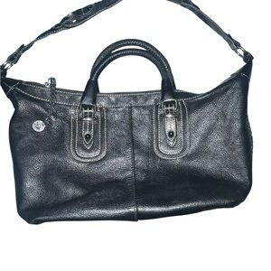 The Sak‎ Black Leather Shoulder Bag